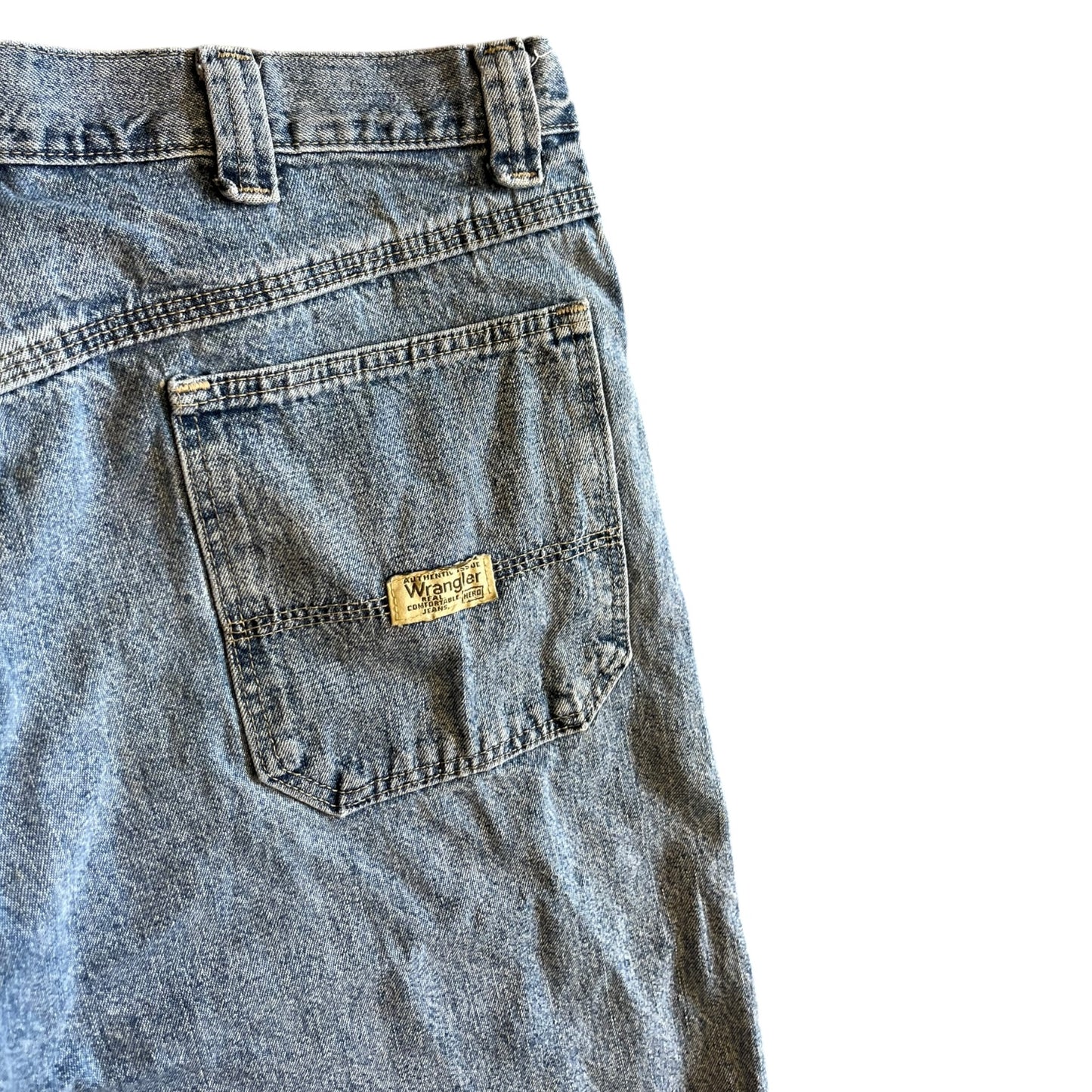 Y2K Wrangler Lightwash Carpenter Jorts