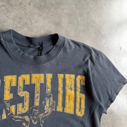 Vintage Iowa Hawkeyes Wrestling “The Iowa Way” Faded Tee