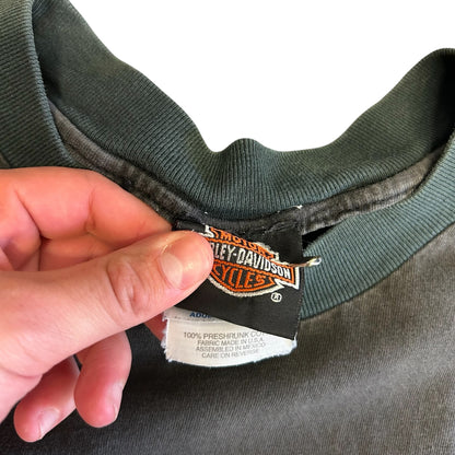 Y2K Harley Davidson House Of Harleys Cut Off Tee