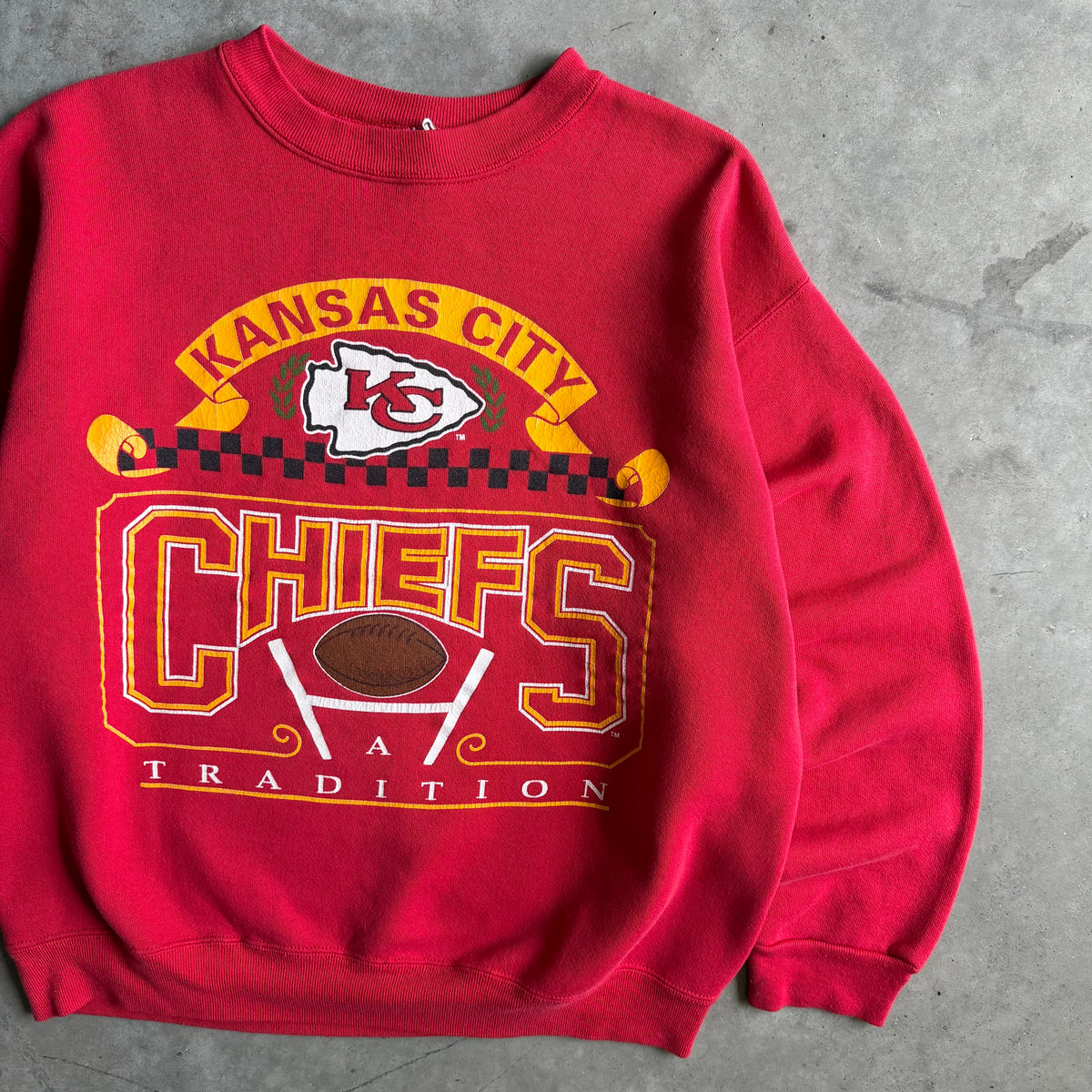 Vintage Kansas City Chiefs “A Tradition” Red Sweatshirt