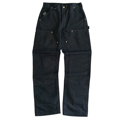 Carhartt ‘B01 BLK’ Dungaree Fit Double Knee Carpenters