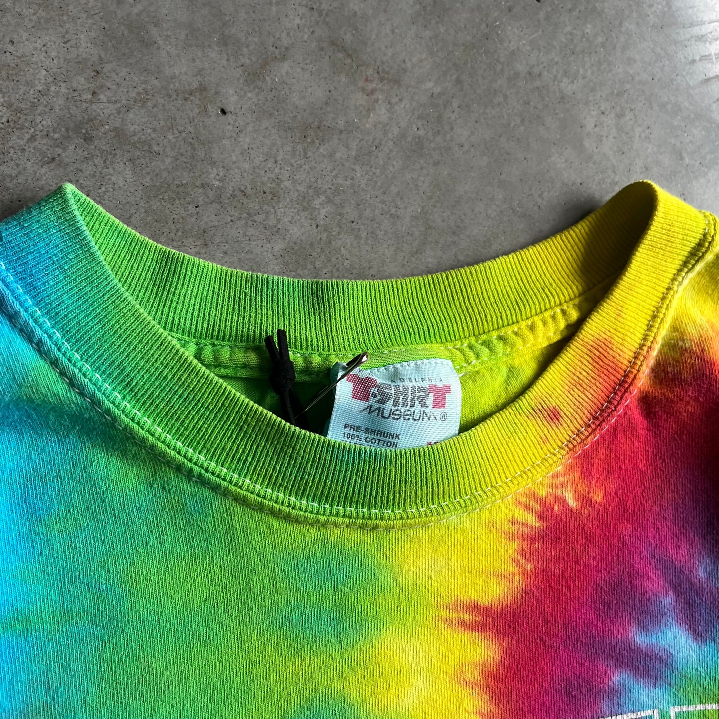 Y2K Northern Iowa Panthers Tie Dye Spell Out Tee