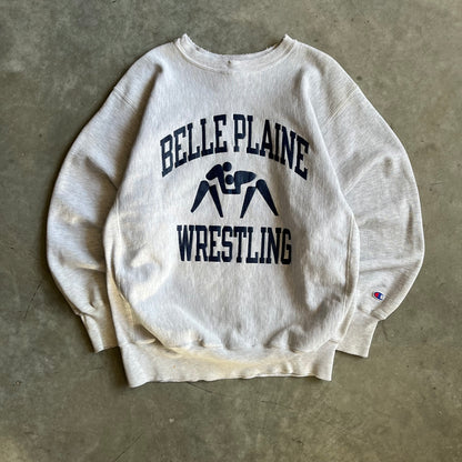 Vintage Belle Plaine Wrestling Champion Reverse Weave