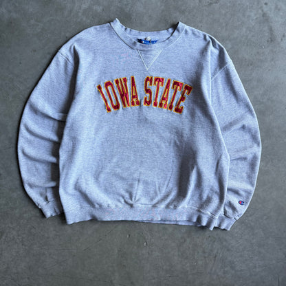 Vintage Champion Iowa State Embroidered Arch Sweatshirt