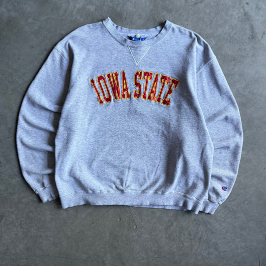 Vintage Champion Iowa State Embroidered Arch Sweatshirt