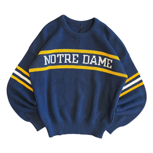 Vintage Notre Dame Knit Sweater