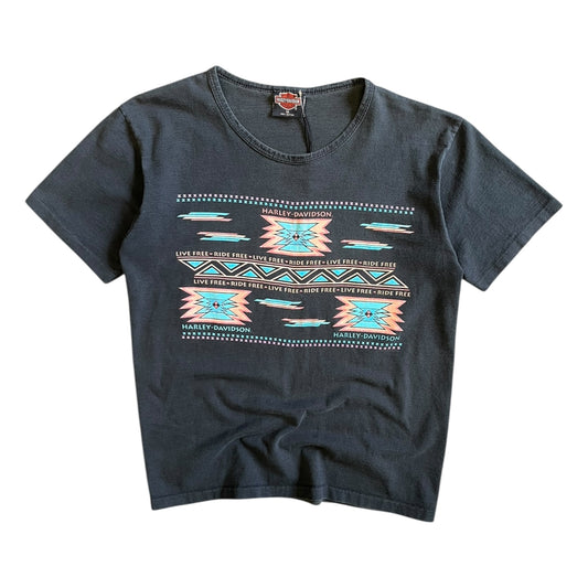 Vintage Harley Davidson Aztec Tee