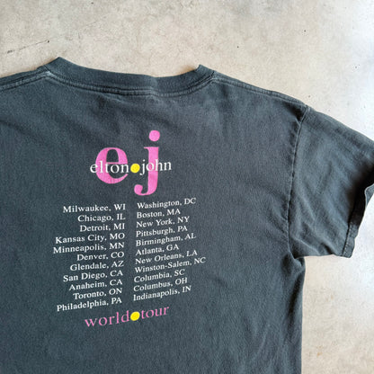 Vintage Elton John "EJ" World Concert Tour T-Shirt