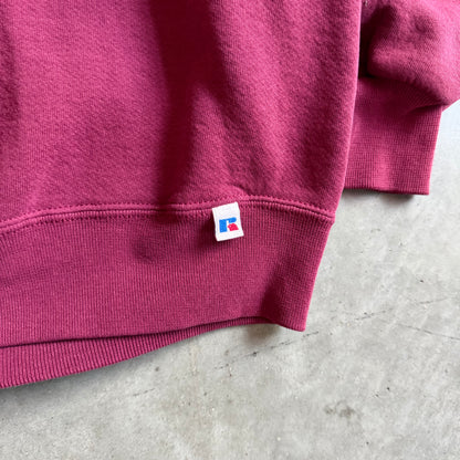 Vintage Russell Athletic Blank Maroon Sweatshirt
