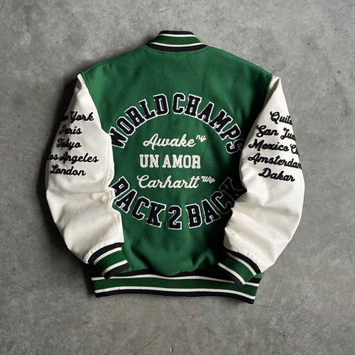 Carhartt WIP x Awake NY Teddy Varsity Jacket