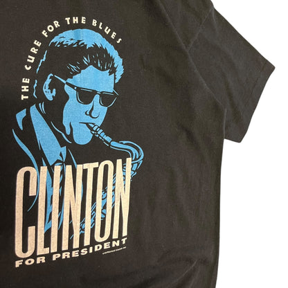 Vintage Cure For The Blues Clinton Presidential T Shirt