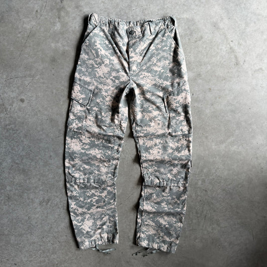 Y2K Military Digital Camo Cargo Fatigue Pants