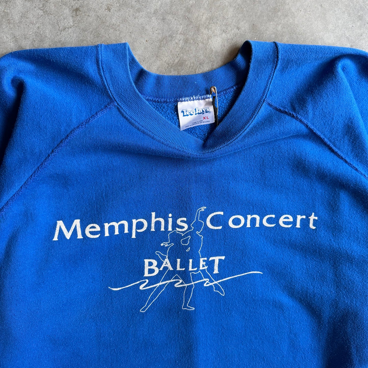 Vintage Memphis Concert Ballet Raglan Sweatshirt