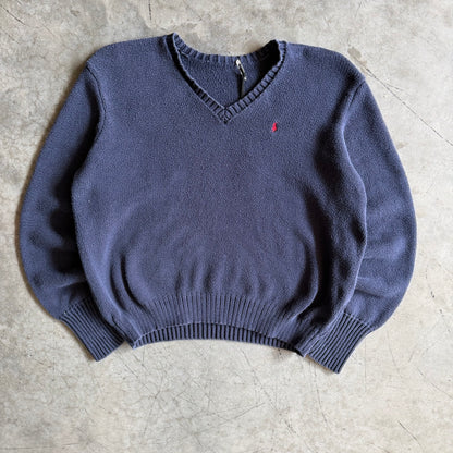 Vintage Polo Ralph Lauren Navy Knit Sweater