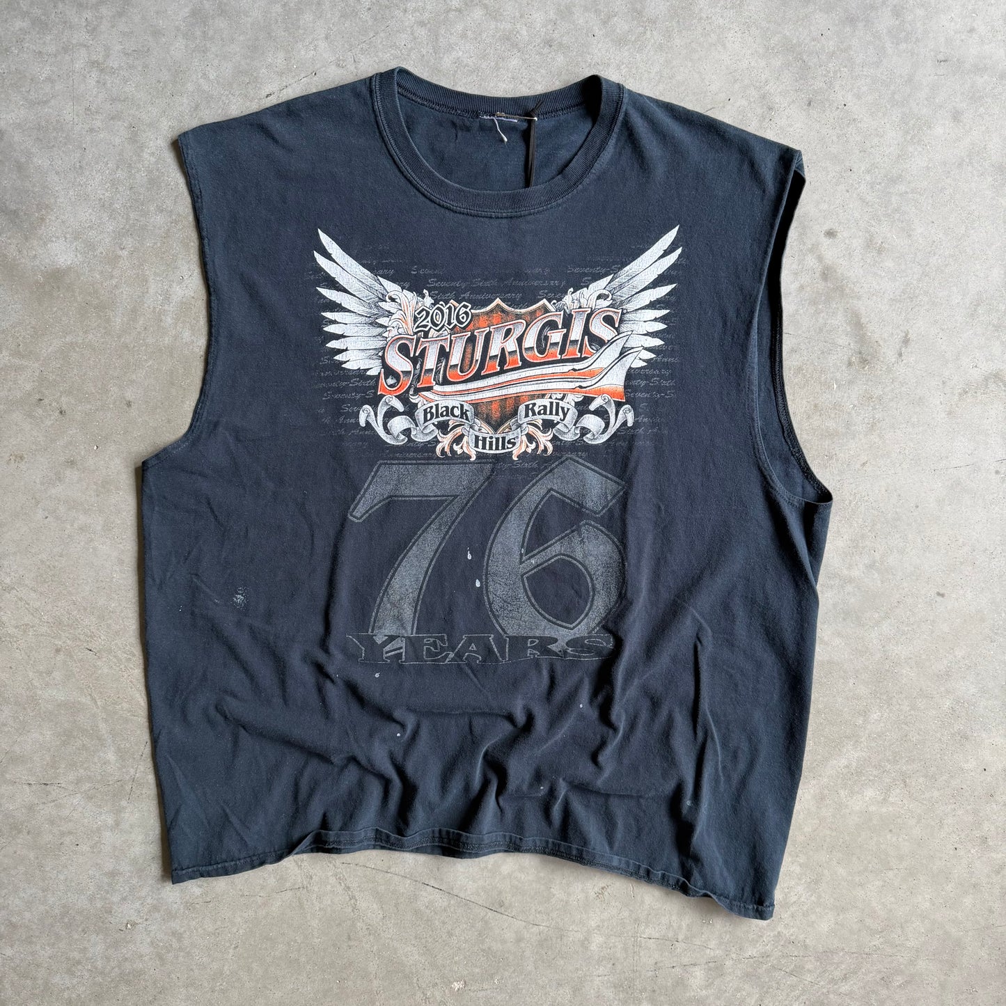 Strugis 2016 76th Year Winged Shield Sleeveless Tee