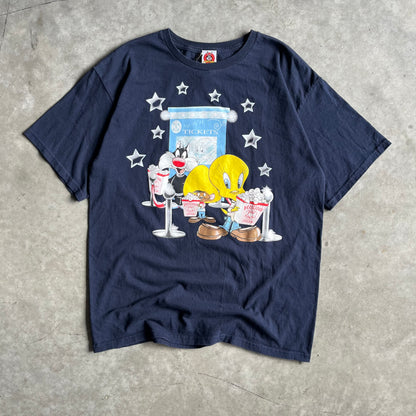 Vintage Looney Tunes Movie Ticket Booth Tee