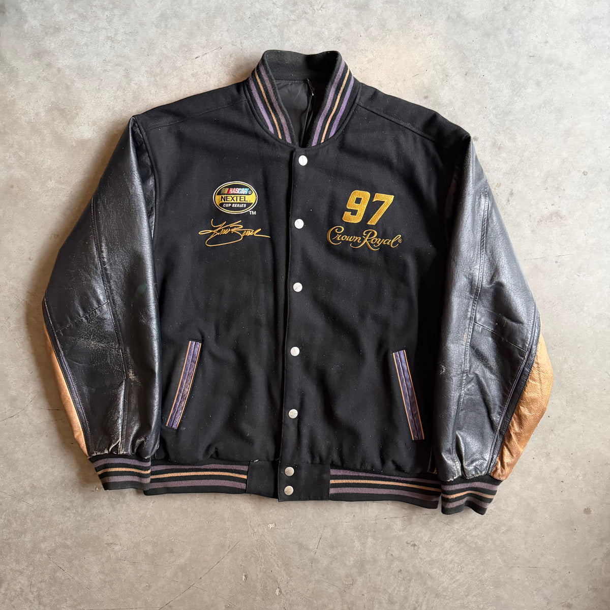 Vintage Crown Royal NASCAR Nextel Cup #97 Varsity Jacket