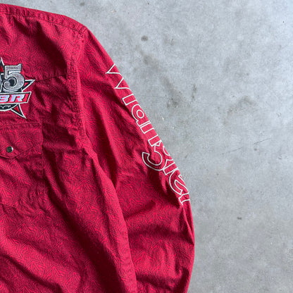 Y2K Wrangler PBR 25th Anniversary Embroidered Shirt