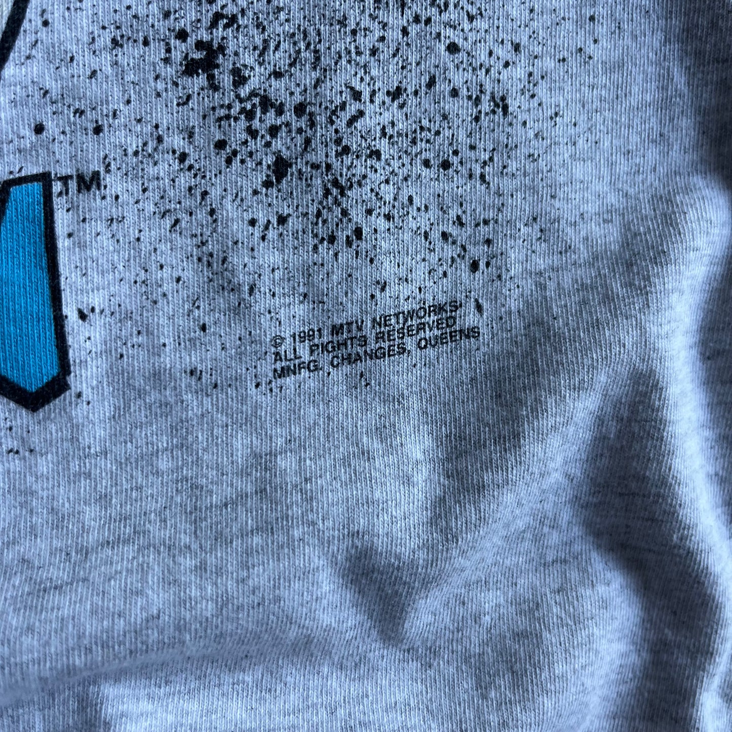 1991 The Ren & Stimpy Show Grey Tee