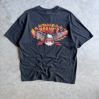 Vintage Horne’s Harley Davidson Fire Eagle Pocket Tee