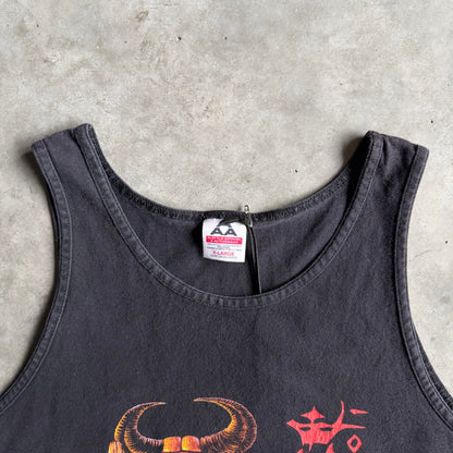 Vintage 2001 The Ozzfest Devil w/ Middle Finger Tank Top