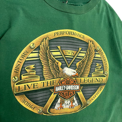 Vintage V Twin Chosa’s Harley Davidson Green Tee