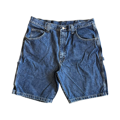 Y2K Wrangler Dark Wash Carpenter Jorts