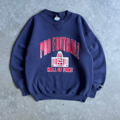 Vintage Pro Football Hall Of Fame Navy Sweatshirt