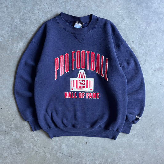 Vintage Pro Football Hall Of Fame Navy Sweatshirt