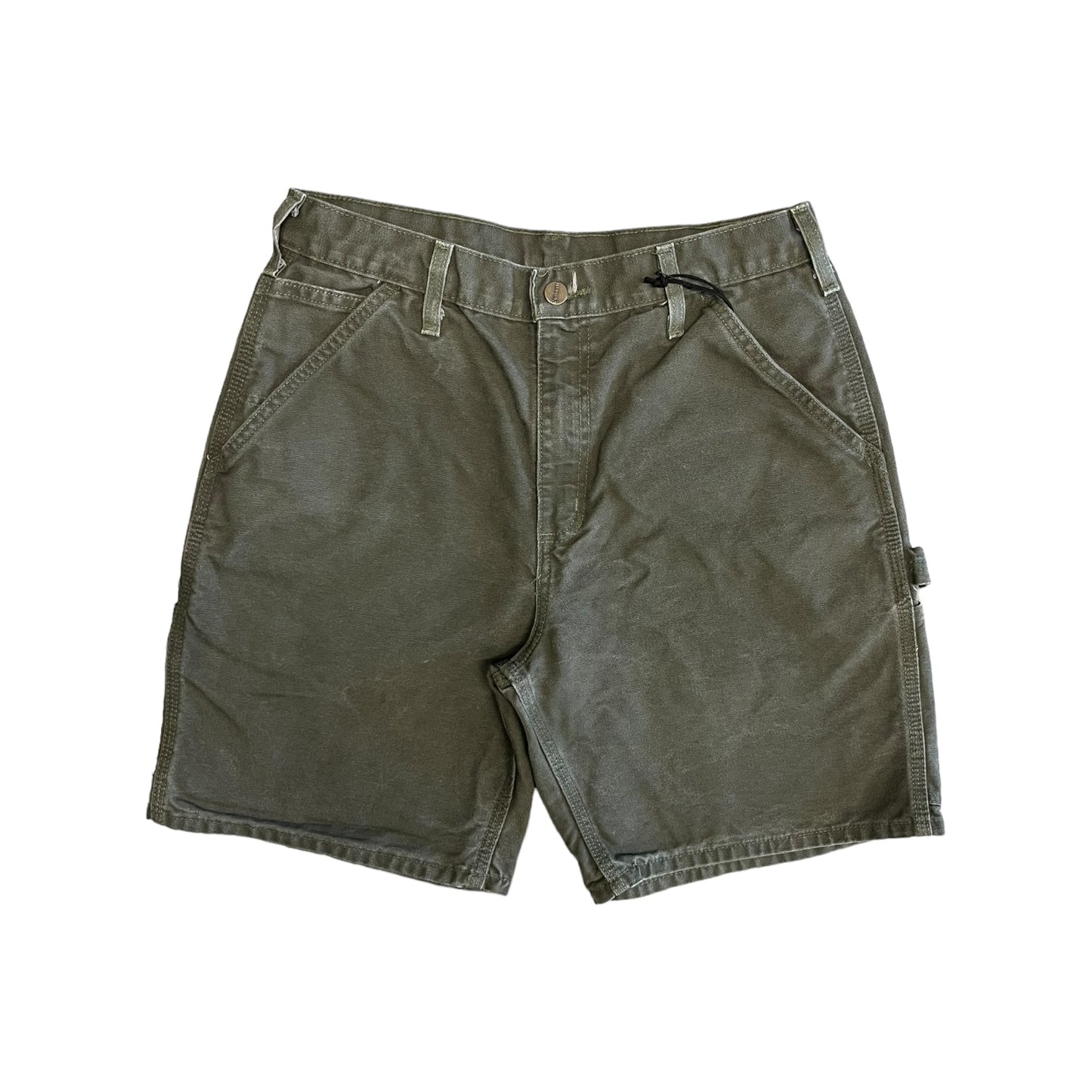 Carhartt ‘B25 MOS’ Moss Green Canvas Shorts