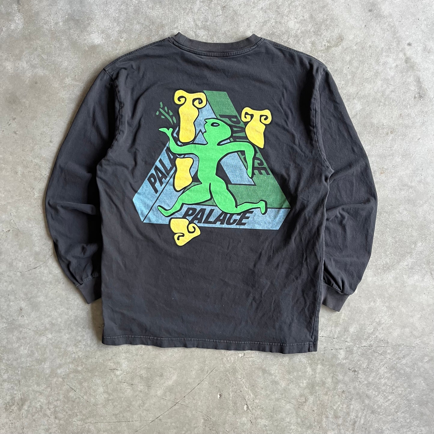 Palace “Dancing Man” Longsleeve Tee - Black