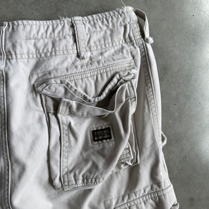 Y2K Abercrombie & Fitch Light Tan Cargo Shorts
