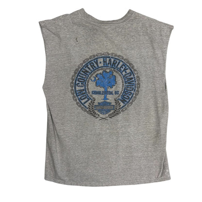 Y2K Harley Davidson Electra Glide Cut Off Tee