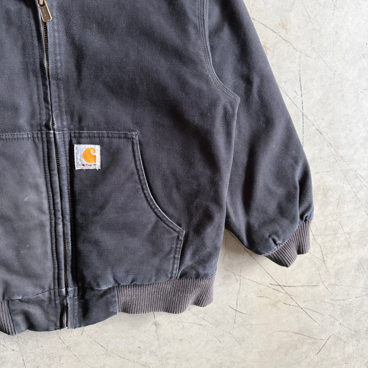 Carhartt Youth Black Hooded Active Jacket