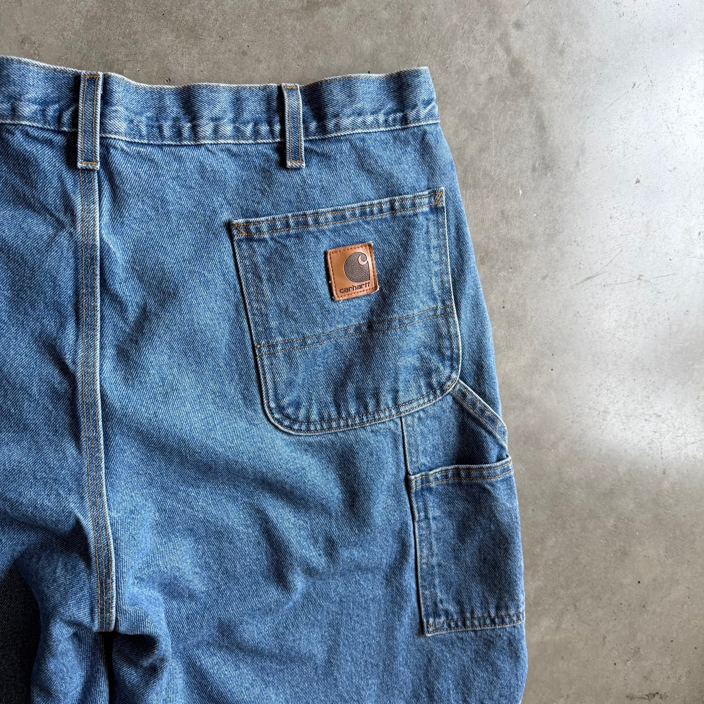 Y2K Carhartt B29 Blue Carpenter Jorts