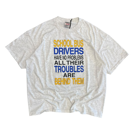 Vintage School Bus Have No Problems Tee