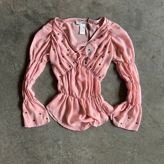 Women’s Vintage Dress You Ballerina Grunge Mesh Top