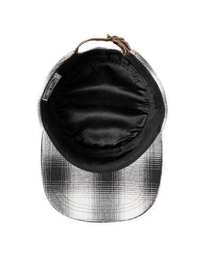 Brigade - Shadow Plaid Pillbox Hat (Black)