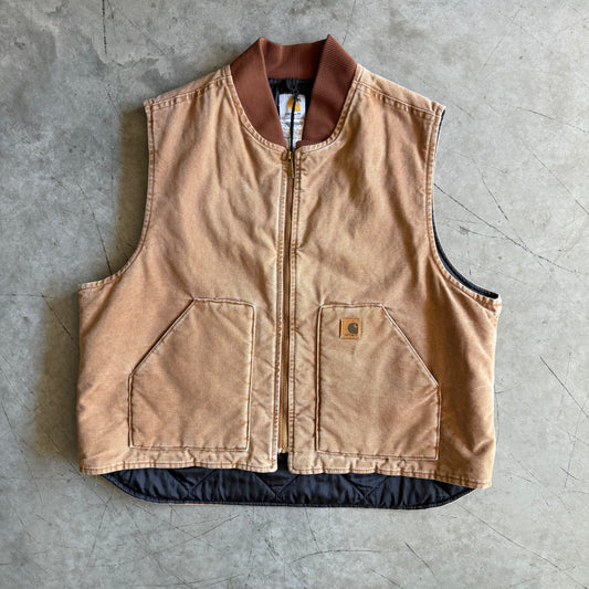 Carhartt ‘V02 BRN’ Brown Quilt Lined Vest