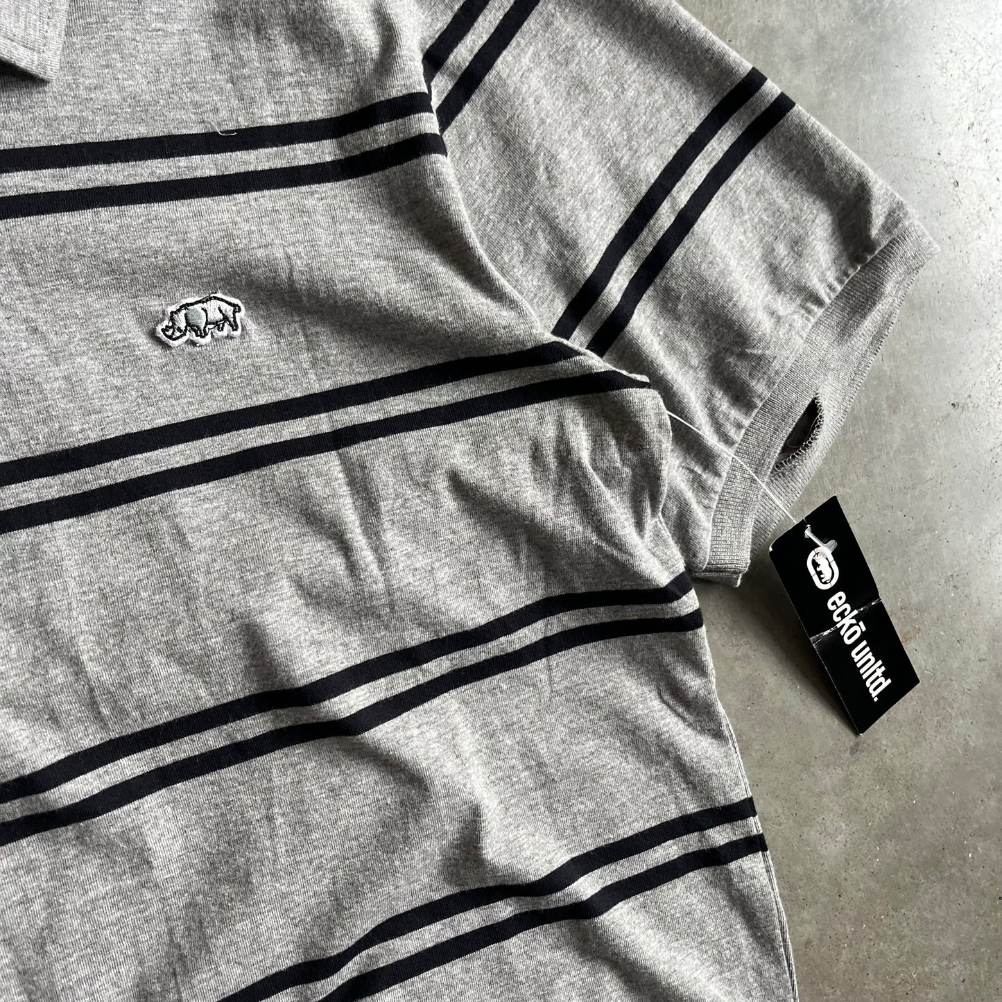 Y2K Ecko Unltd Rhino Polo Shirt M