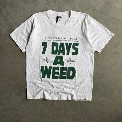 Vintage ‘7 Days A Weed’ Pothead T Shirt