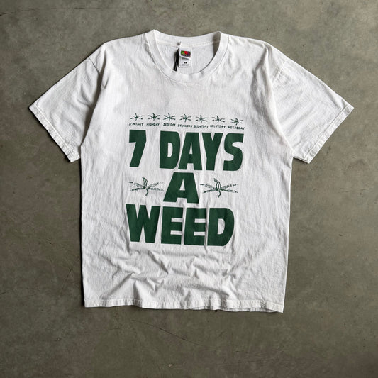 Vintage ‘7 Days A Weed’ Pothead T Shirt