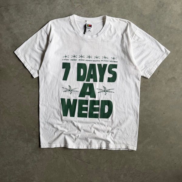 Vintage ‘7 Days A Weed’ Pothead T Shirt
