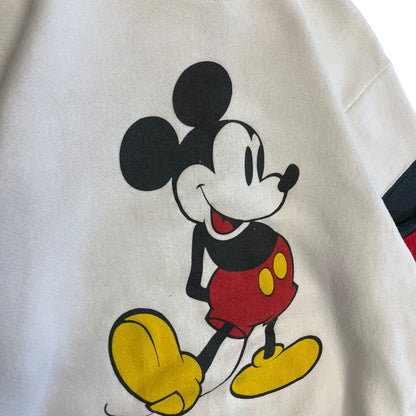 Vintage Mickey Mouse Character Fashions Layered Sleeve Crewneck