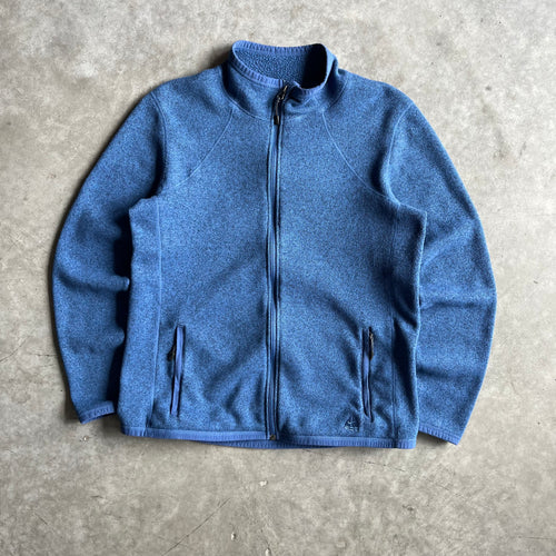 Vintage Nike ACG Blue Full-Zip Mid-Layer Fleece