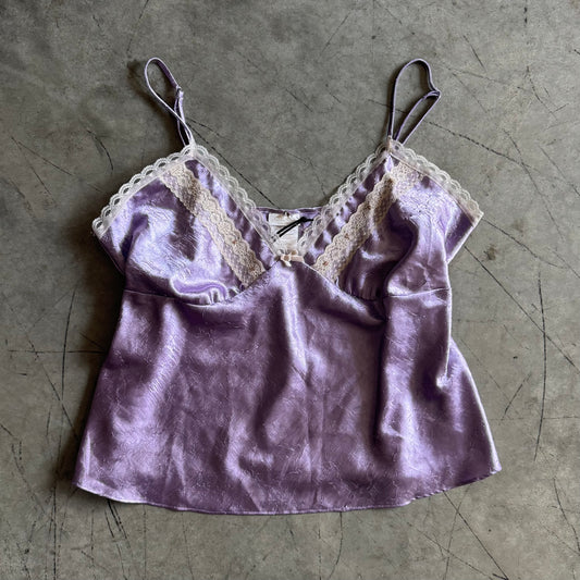 Women’s Y2K Purple Lace Fairy Camisole