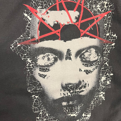 Y2K Slipknot Face Graphic Hoodie
