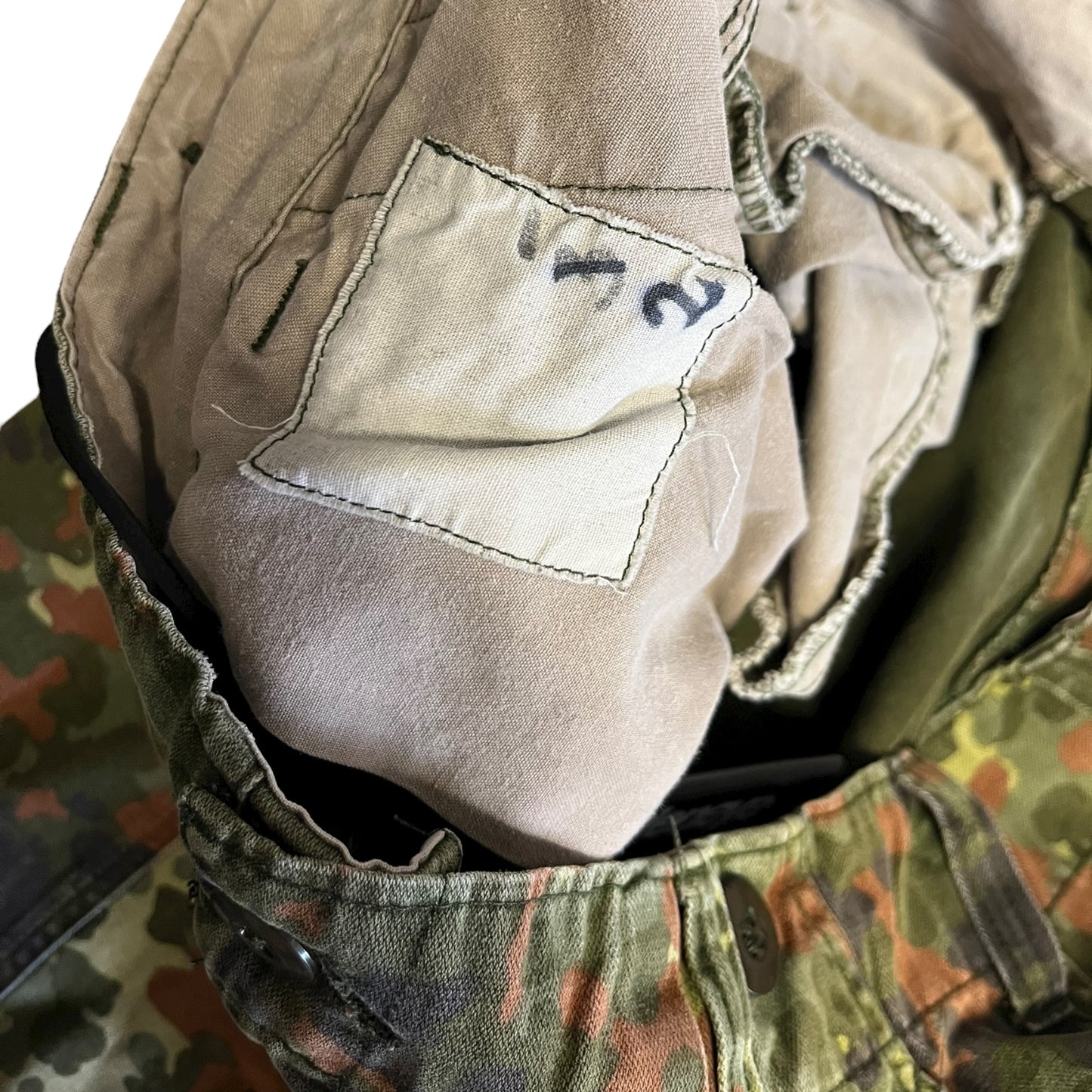 Vintage German Army Flecktarn Camo Cargo Pants