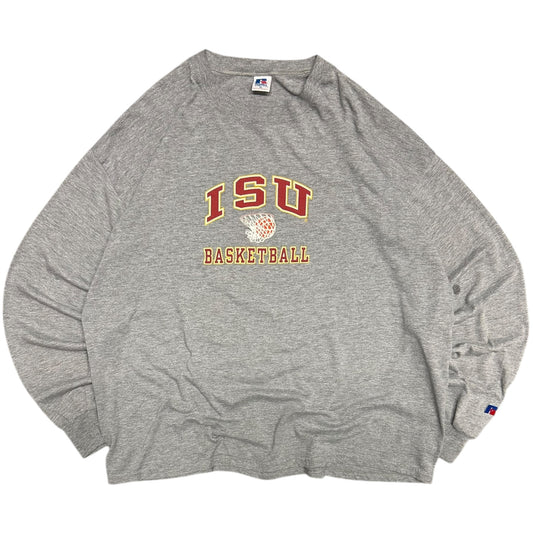 Vintage ISU Basketball Grey L/S Tee