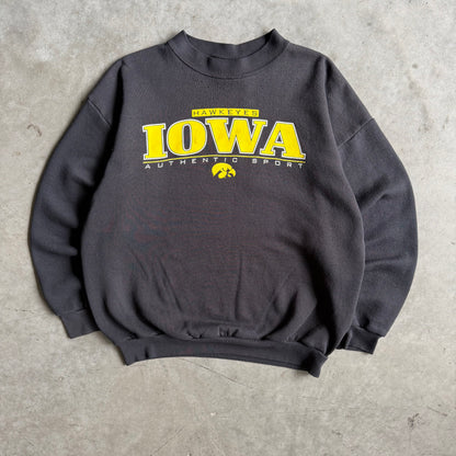 Y2K Iowa Hawkeyes Neon Spell-Out Sweatshirt